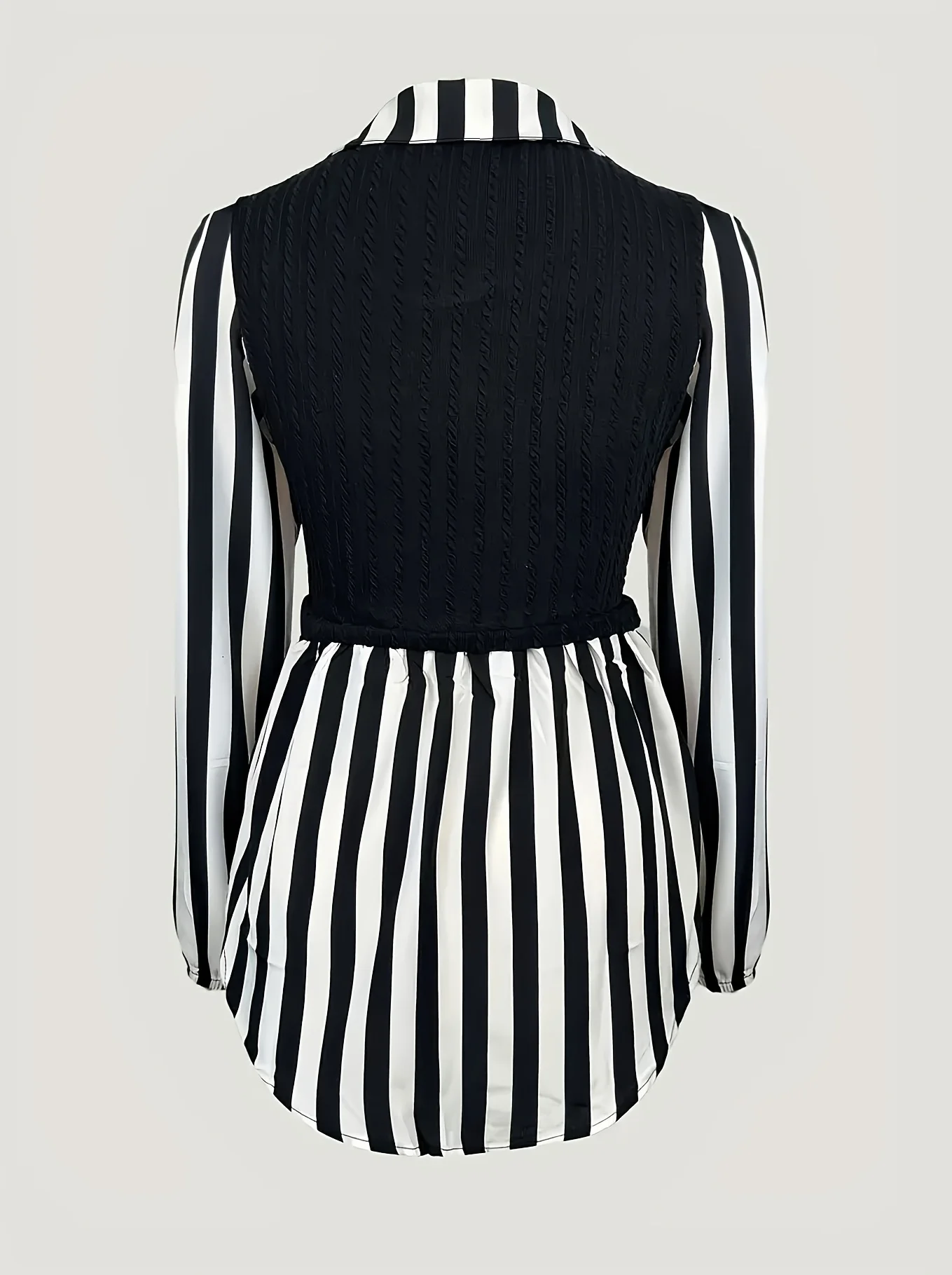 Women Shirt – Striped, Plus Size | Stretch Fit | Comfortable Daily Wear - Image 4