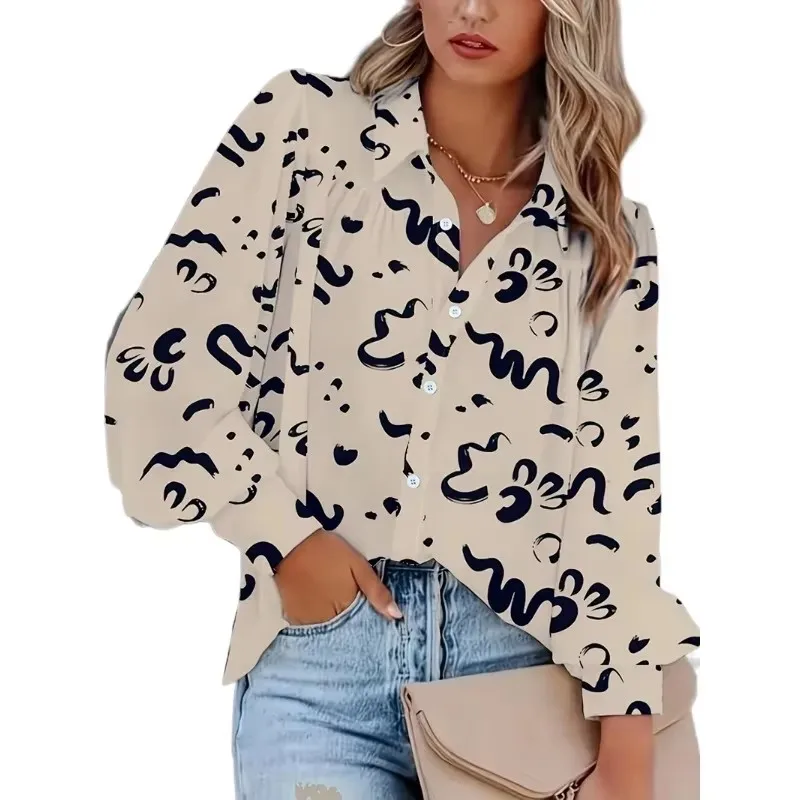 Women Shirt – Geometric, Plus Size (1XL-5XL) | Premium Fabric | Comfortable Daily Wear - Image 2