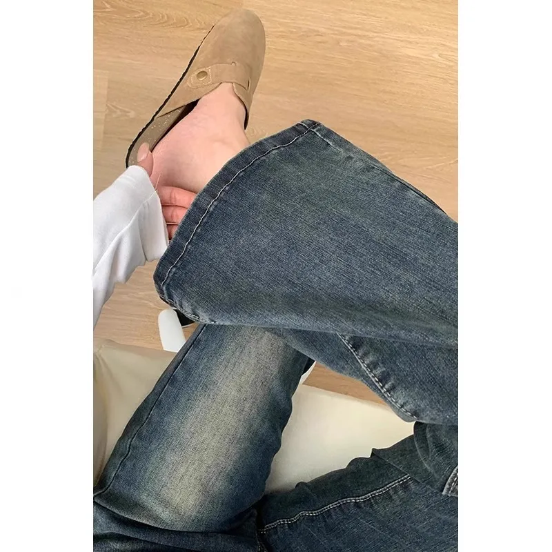 Women Pants – Retro, Cotton | Denim, High Waist | Comfort Fit for Everyday Use - Image 4