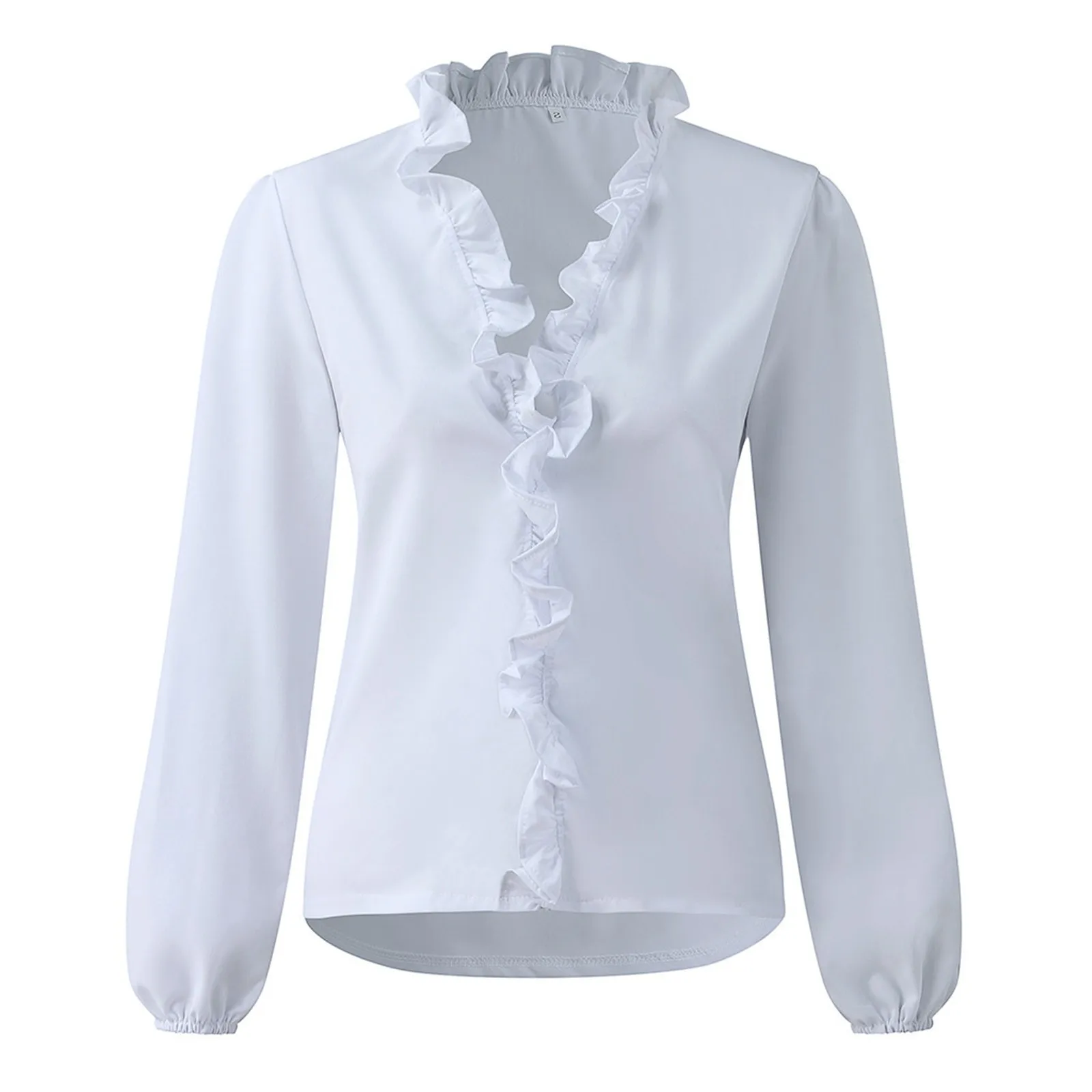 Women Shirt – Ruffle, Casual Wear | Plus Size | Comfortable Daily Wear