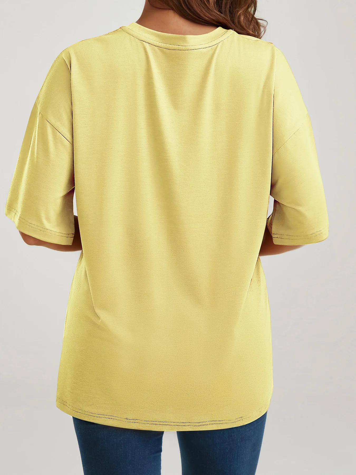 Women Shirt – T-shirt, Plus Size | Floral, Printed | Comfortable Daily Wear – SKU 1005008662484156 - Image 2