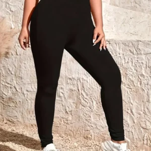 Women Pants – Black, Plus Size | Stretch Fit | Comfort Fit for Everyday Use